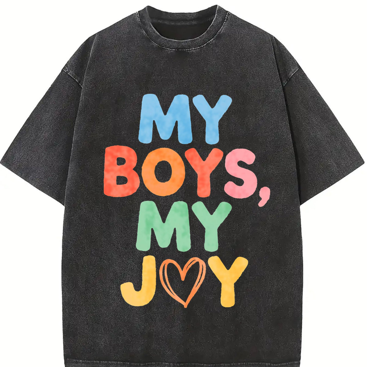 My Boys My Joy - Shrink-resistant Vintage Washed T-Shirt product image 2