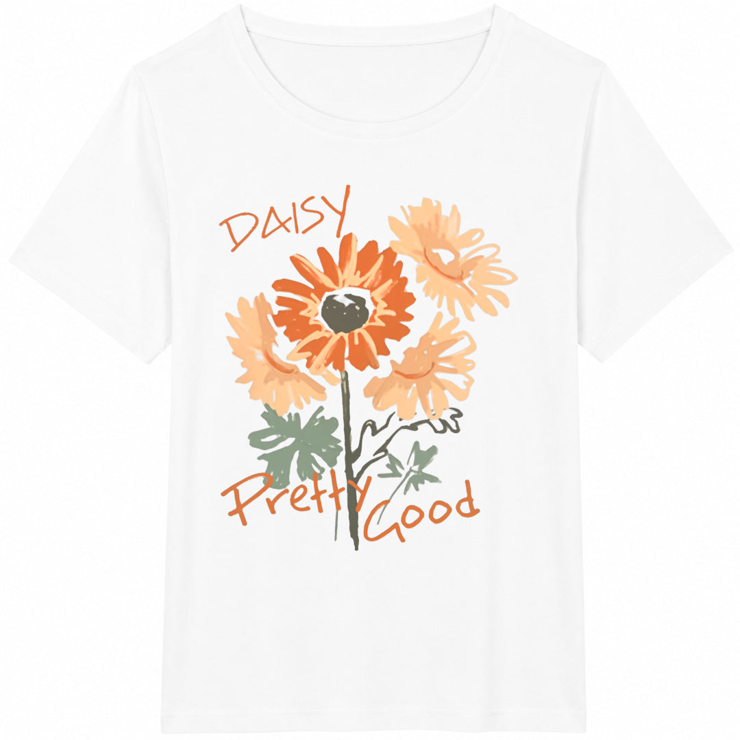 Floral & Letter Summer Cotton T-Shirt product image 2