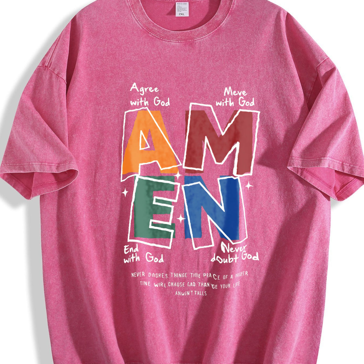 Amen Classic Letter Header Vintage Washed T-Shirt product image 7