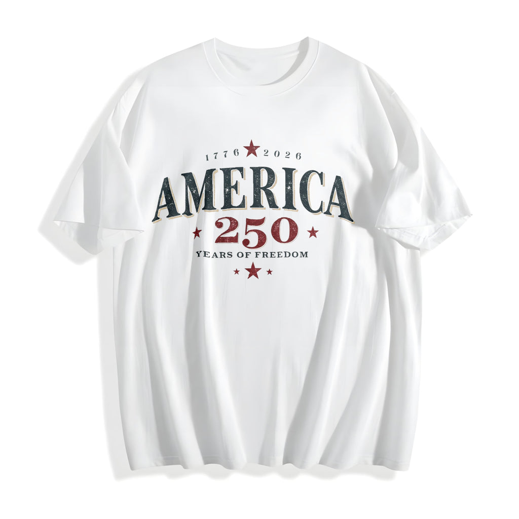 America 250th Birthday Cotton T-Shirt product image 2