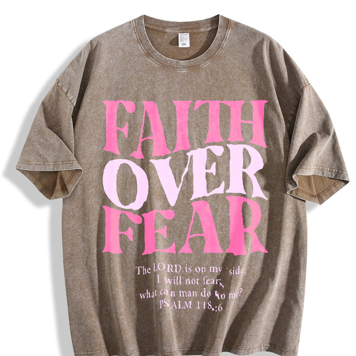 Faith Over Fear - For Lovers - Gym With Bold Slogan Vintage product image 3