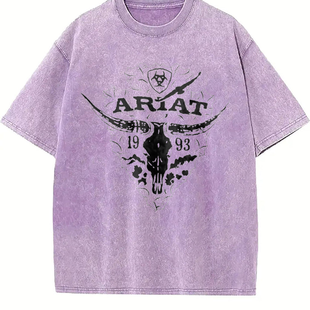 Ariat Bull Skull Vintage Washed T-Shirt product image 6