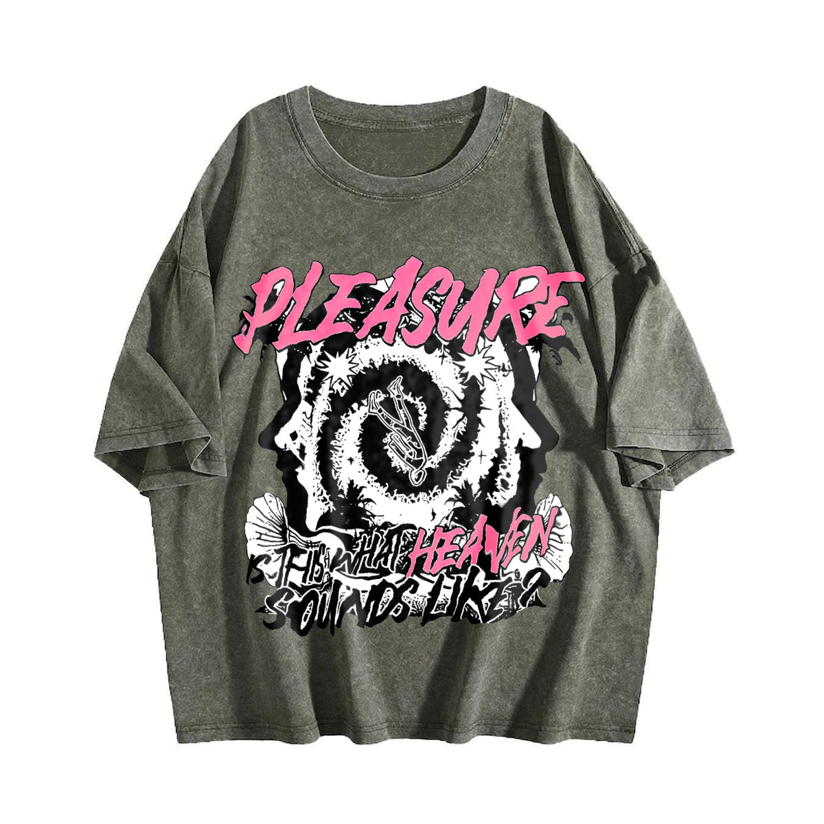 Members Only Pleasure Heaven Slogan Vintage Washed T-Shirt product image 4