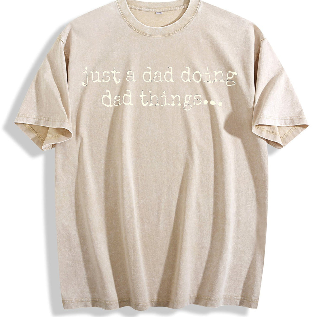 Just A Dad Doing Things Funny Vintage Washed T-Shirt product image 1