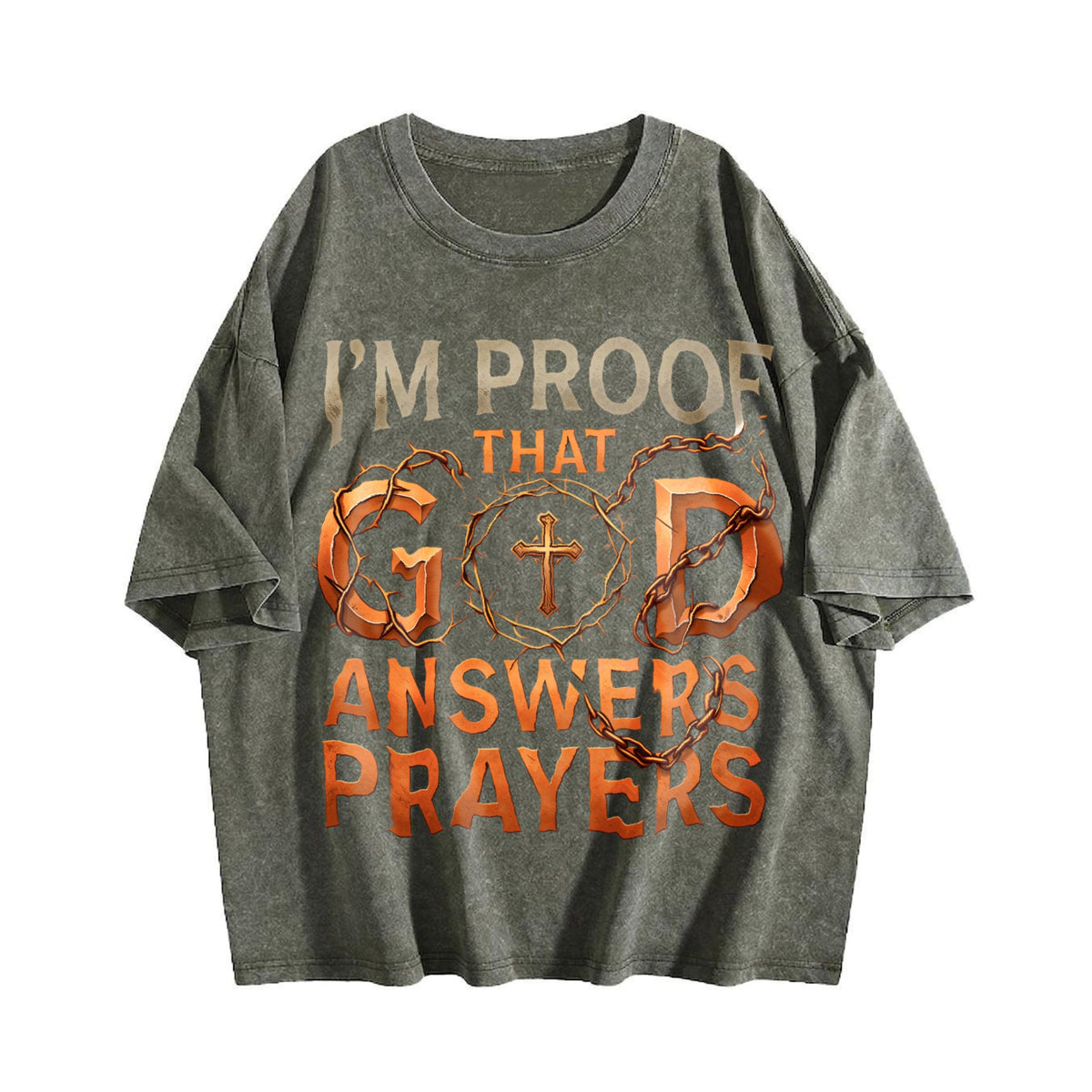 I'm Proof That God Answers Prayers 100 Y2K Boxy Vintage product image 4