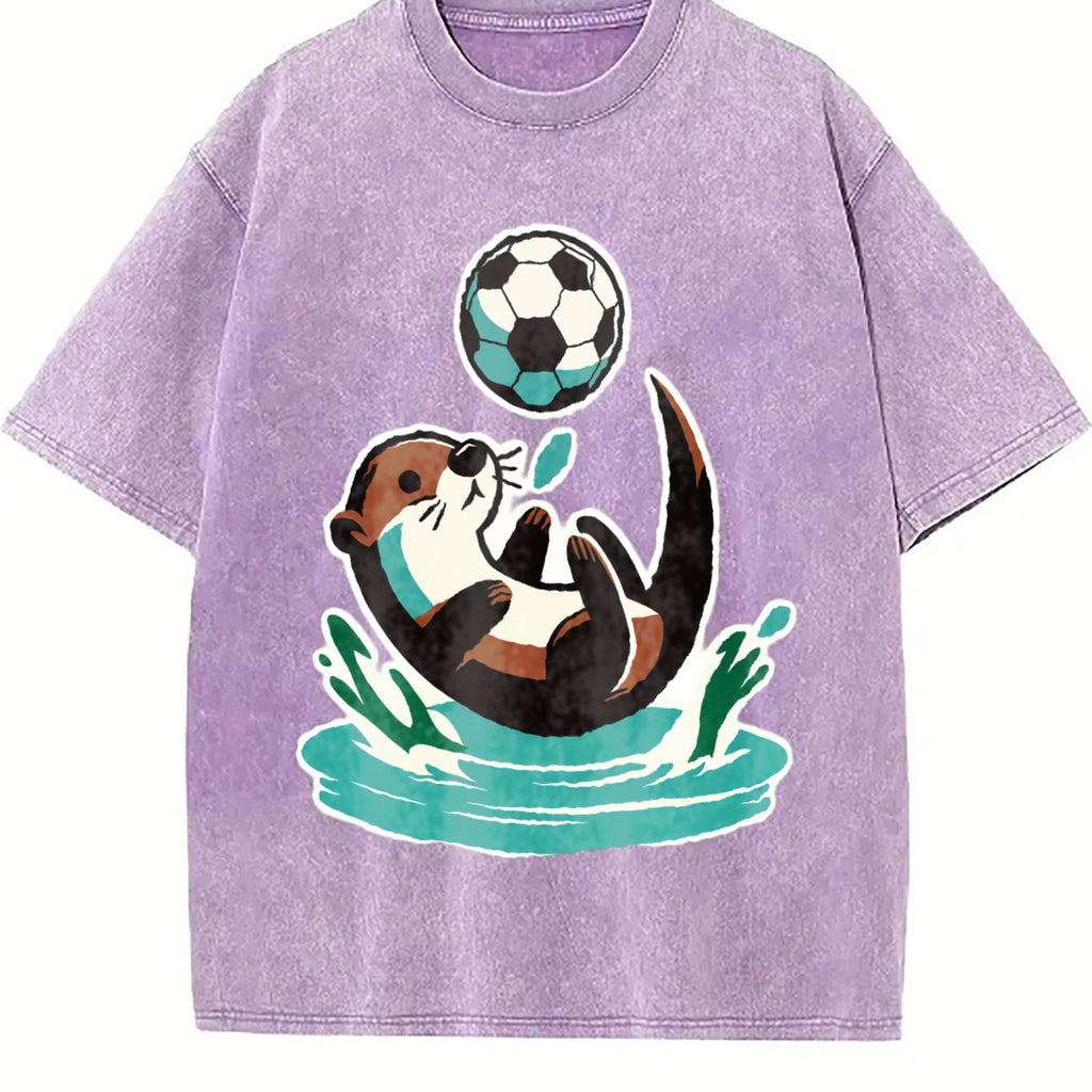 Global Soccer Fan Vintage Washed T-Shirt product image 6
