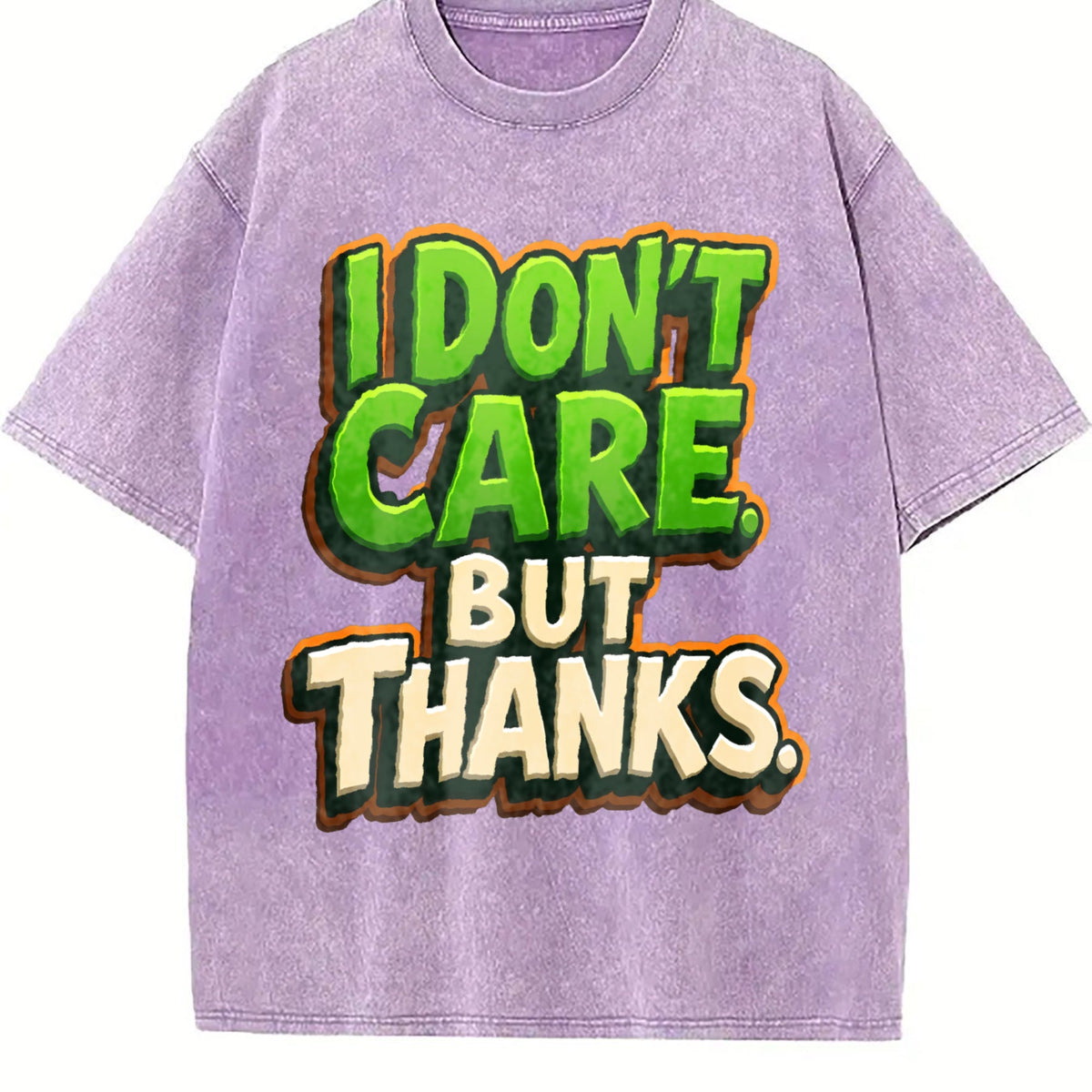 I Dont Care But Thanks Vintage Washed T-Shirt product image 6
