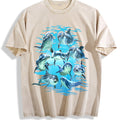 Playful Dolphins Ocean Vintage Washed T-Shirt product image 1
