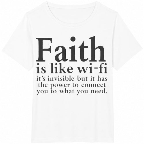 1 Piece Faith Like Wi-fi Cotton T-Shirt product image 2
