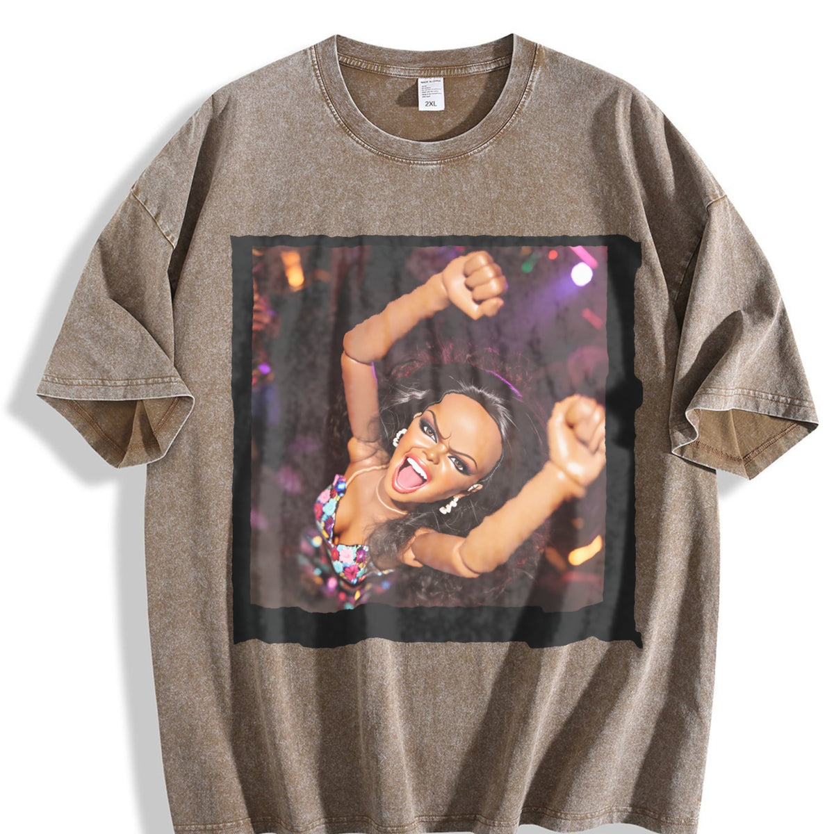 Doll Dancing at a Party Vintage Washed T-Shirt product image 3