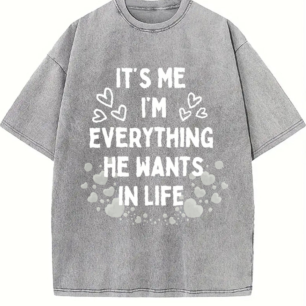 It's Me I'm Everything He Wants in Life Vintage Washed product image 5