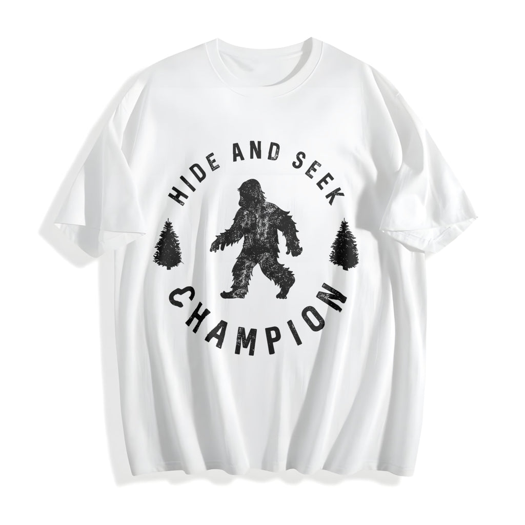 Hide And Seek Champion Funny Bigfoot Humor Cool Cotton product image 2