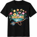 Cultivating Happy Thoughts Cotton T-Shirt product image 1