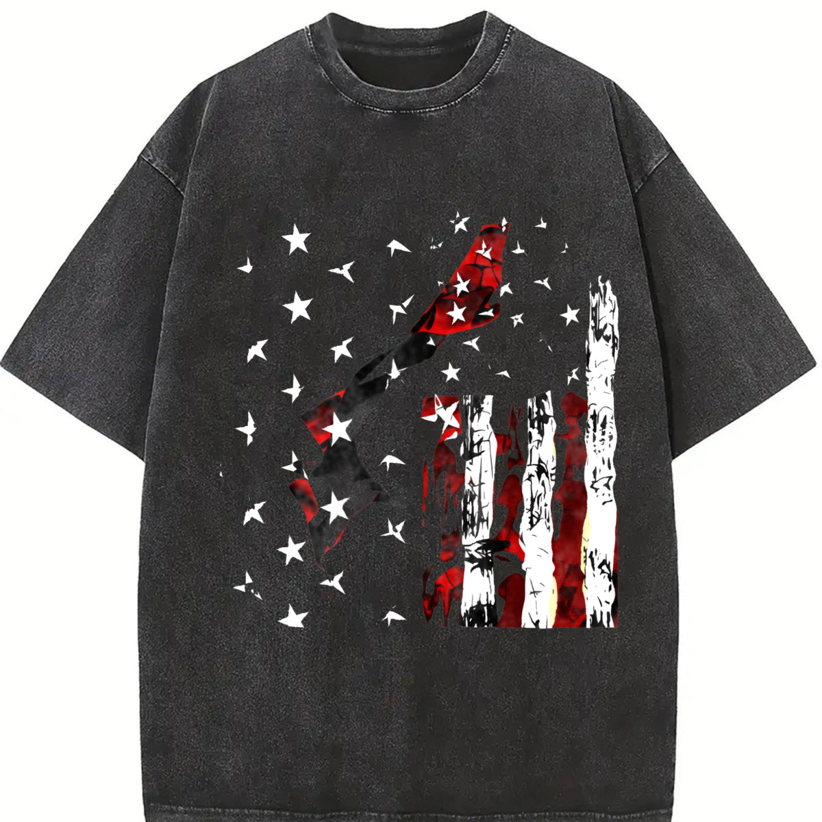 American Flag Vintage Washed T-Shirt product image 2