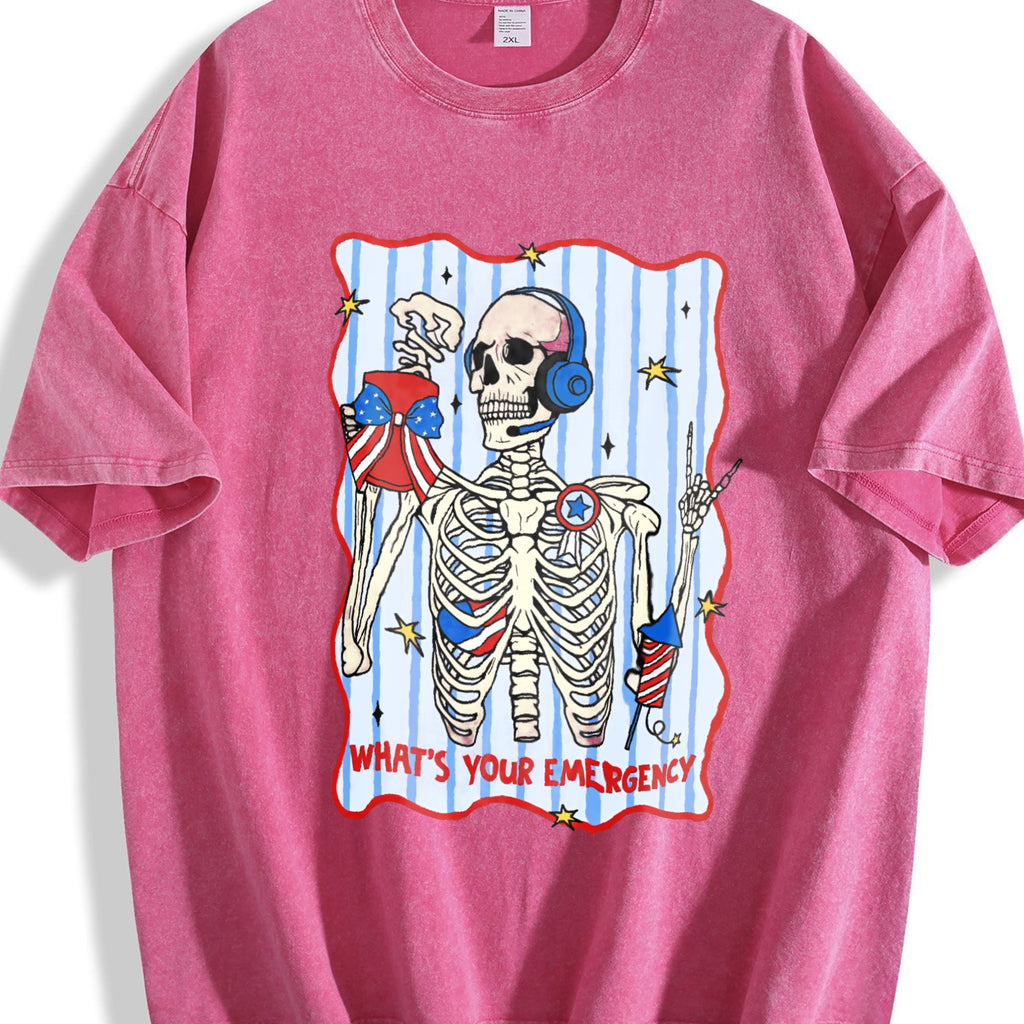 Dispatcher 4th Of July Vintage Washed T-Shirt product image 7