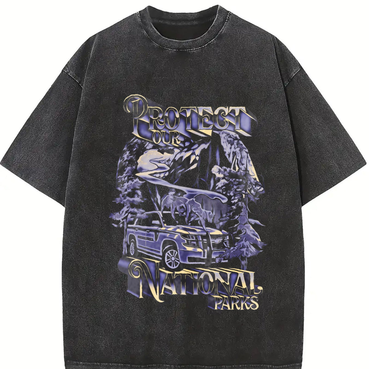 Protect Our National Parks Vintage Washed T-Shirt product image 2