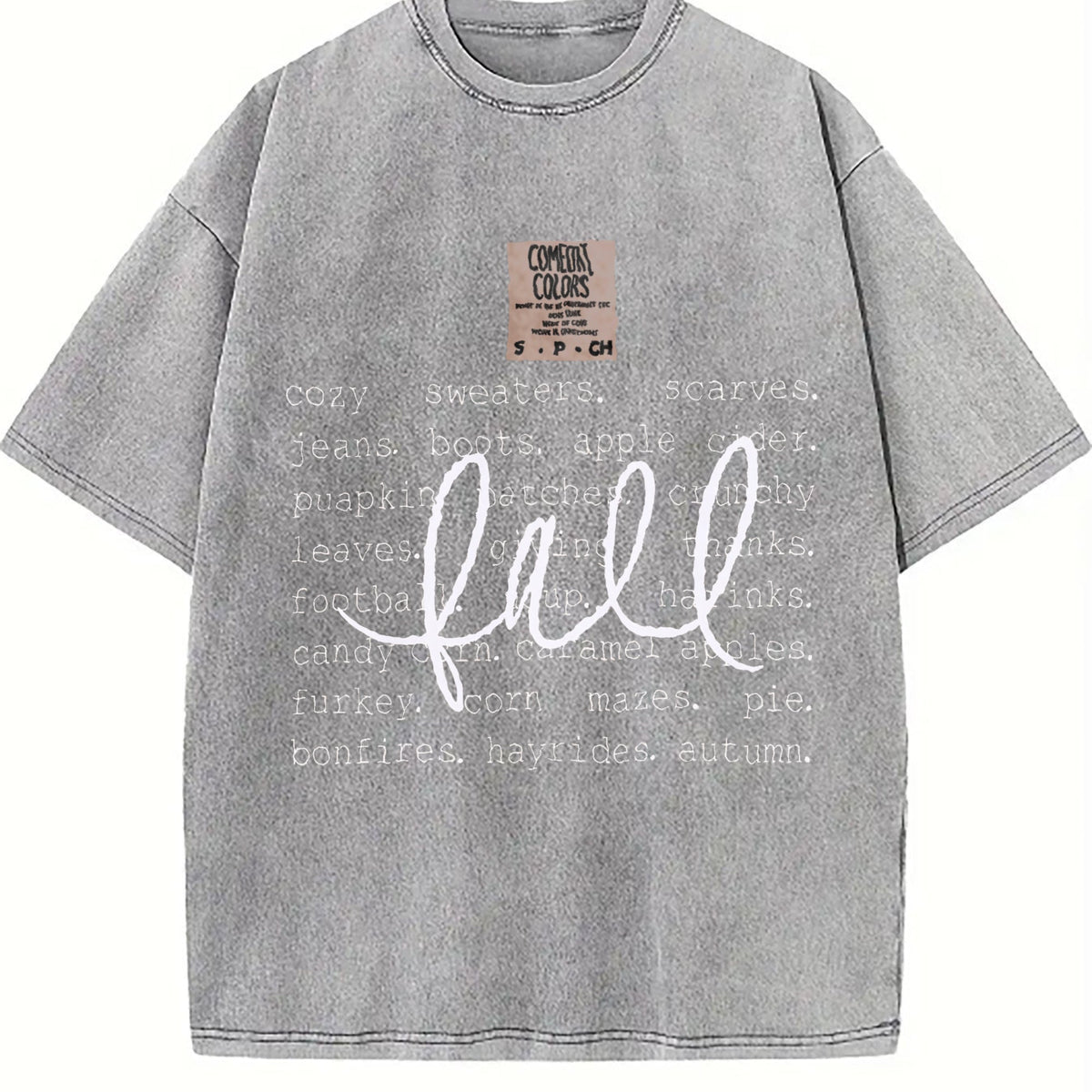 Cozy Fall Vintage Washed T-Shirt product image 5