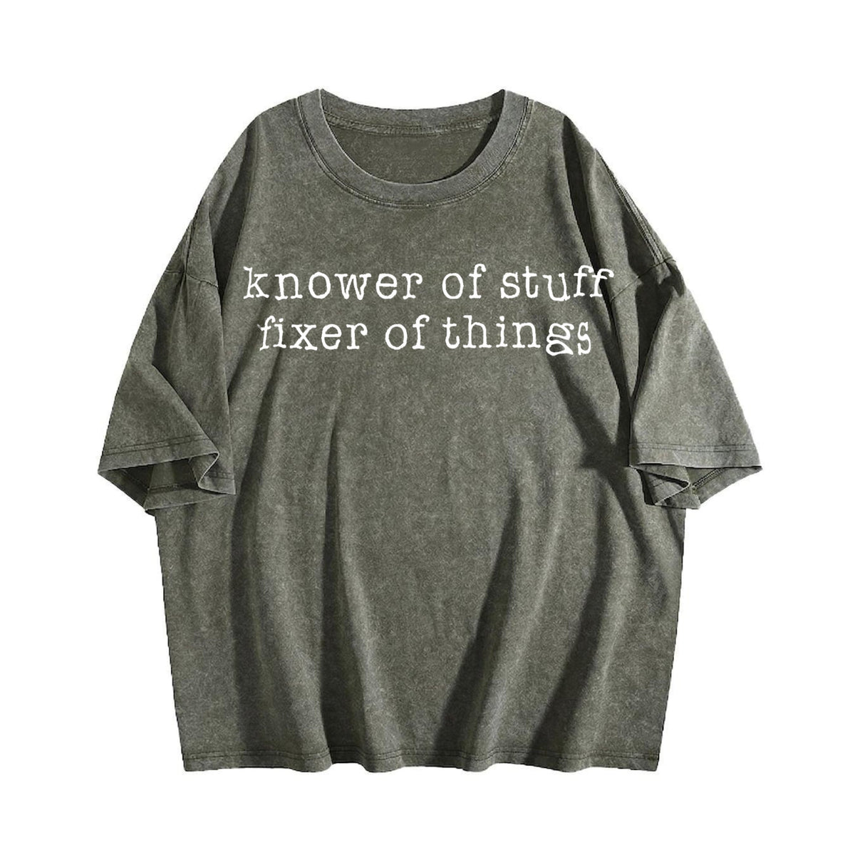 Knower Of Stuff Fixer Of Things Vintage Washed T-Shirt product image 4