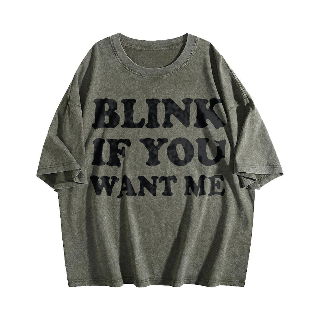 Blink If You Want Me Funny Flirting Sarcastic Pick Up product image 4