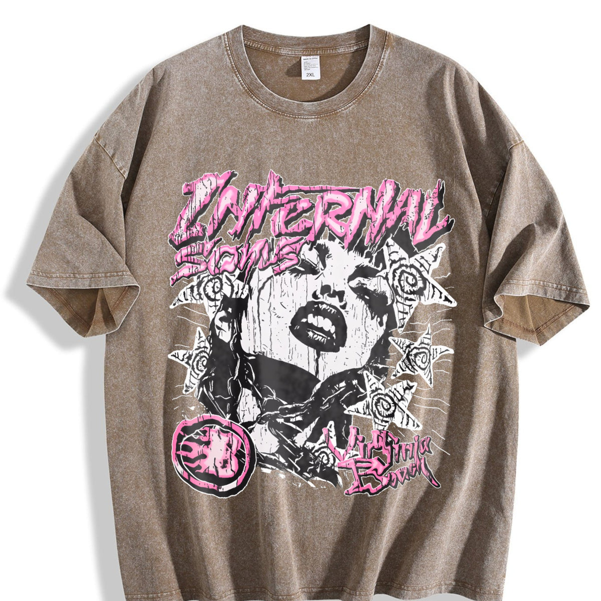 Internal Songs Virginia Brush Vintage Washed T-Shirt product image 3