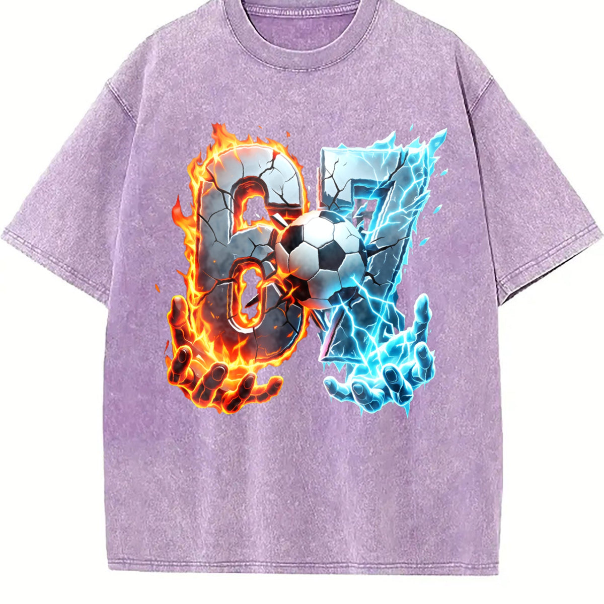 Global Soccer Fan Vintage Washed T-Shirt product image 6
