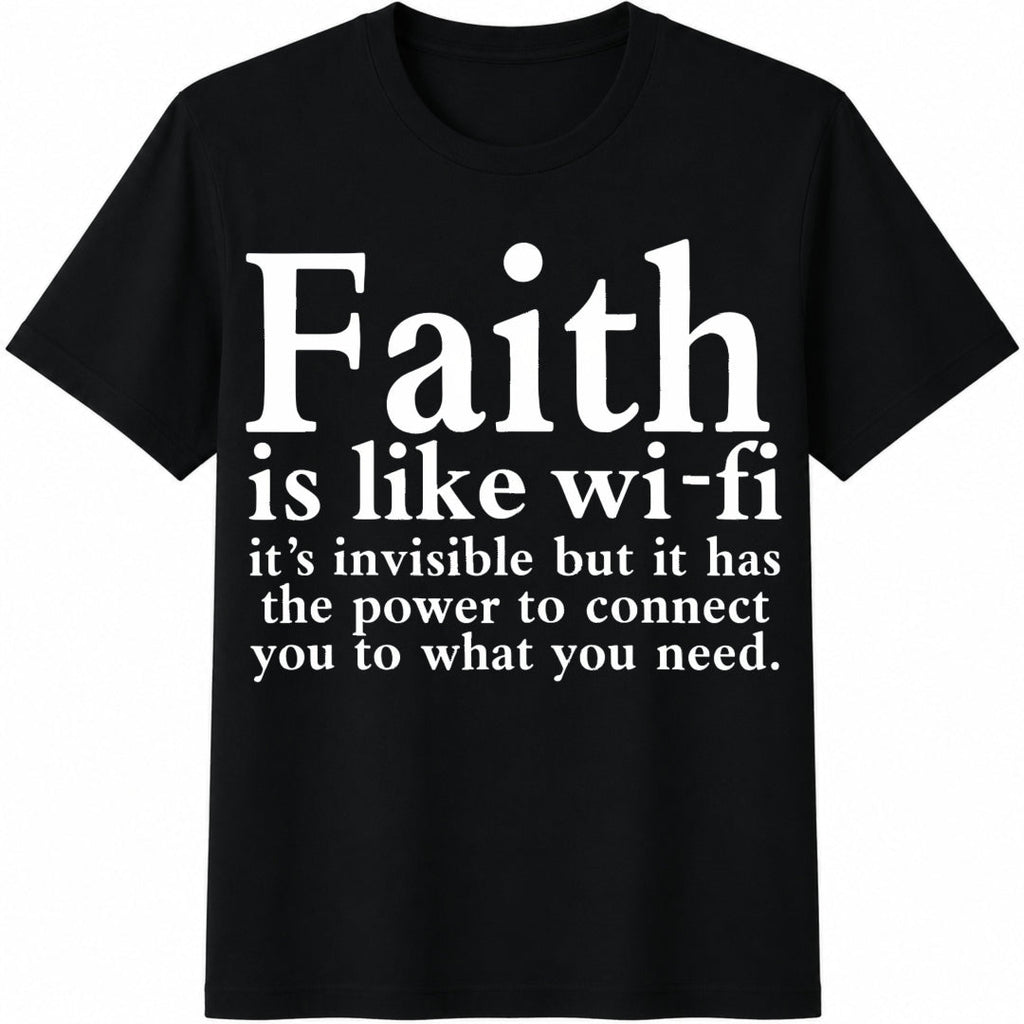 1 Piece Faith Like Wi-fi Cotton T-Shirt product image 1