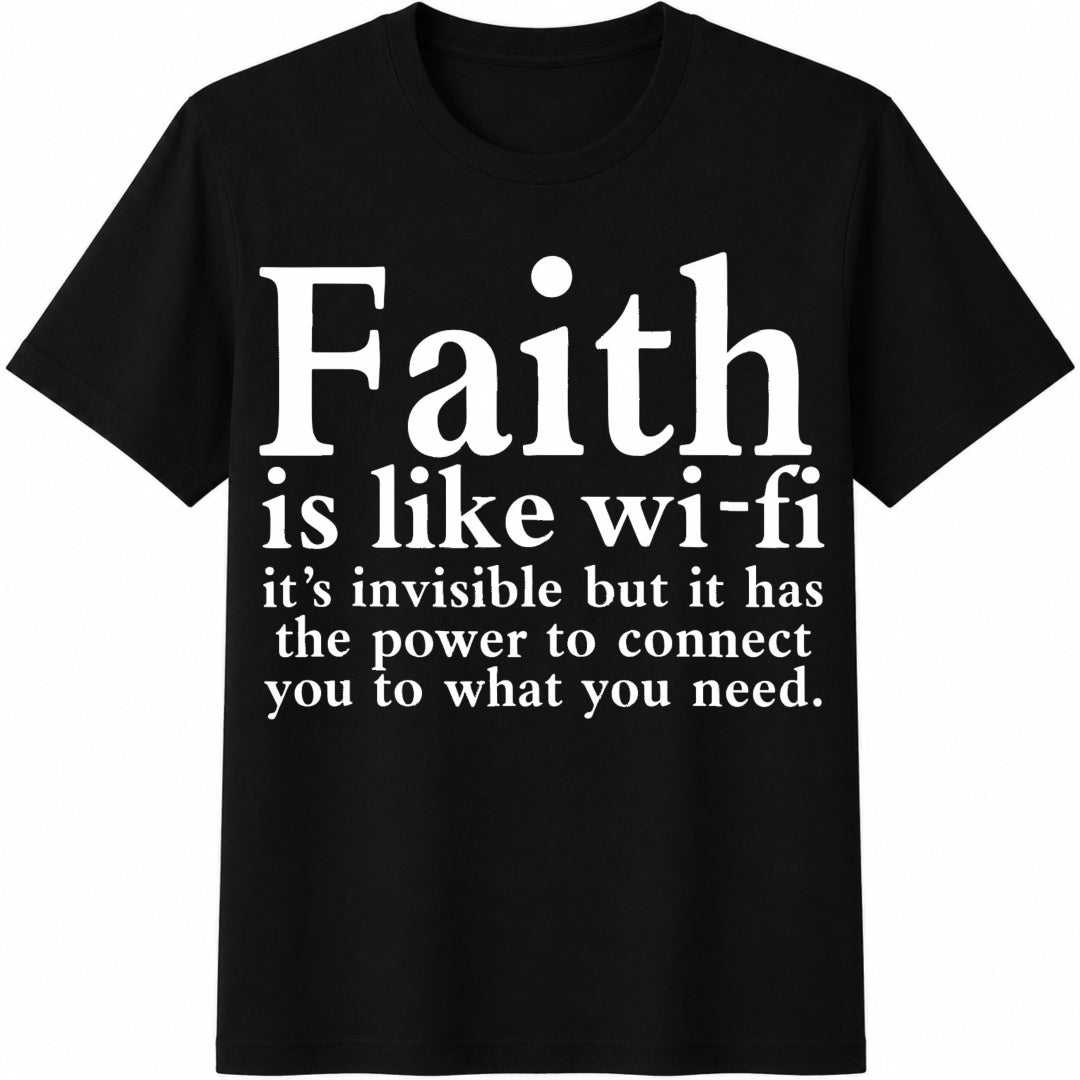 1 Piece Faith Like Wi-fi Cotton T-Shirt product image 1
