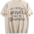 My Favorite People Call Me Grammie Vintage Washed T-Shirt product image 1