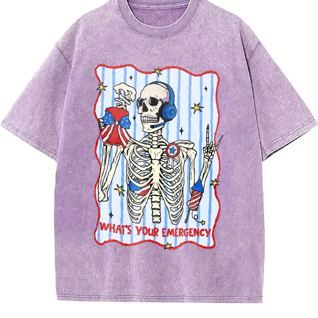 Dispatcher 4th Of July Vintage Washed T-Shirt product image 6
