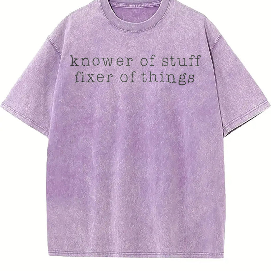 Knower Of Stuff Fixer Of Things Vintage Washed T-Shirt product image 6