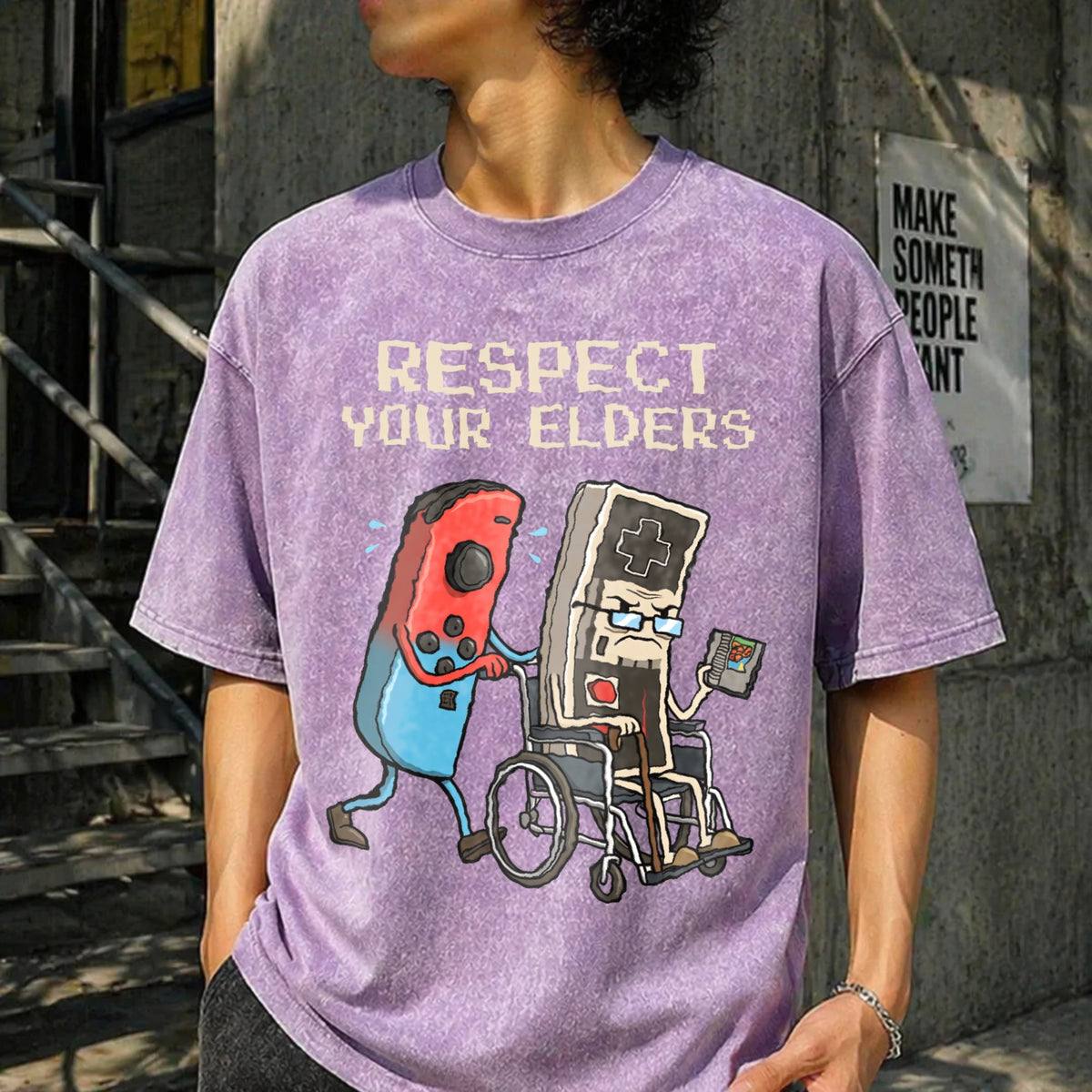 Respect Your Elders Vintage Washed T-Shirt product image 6