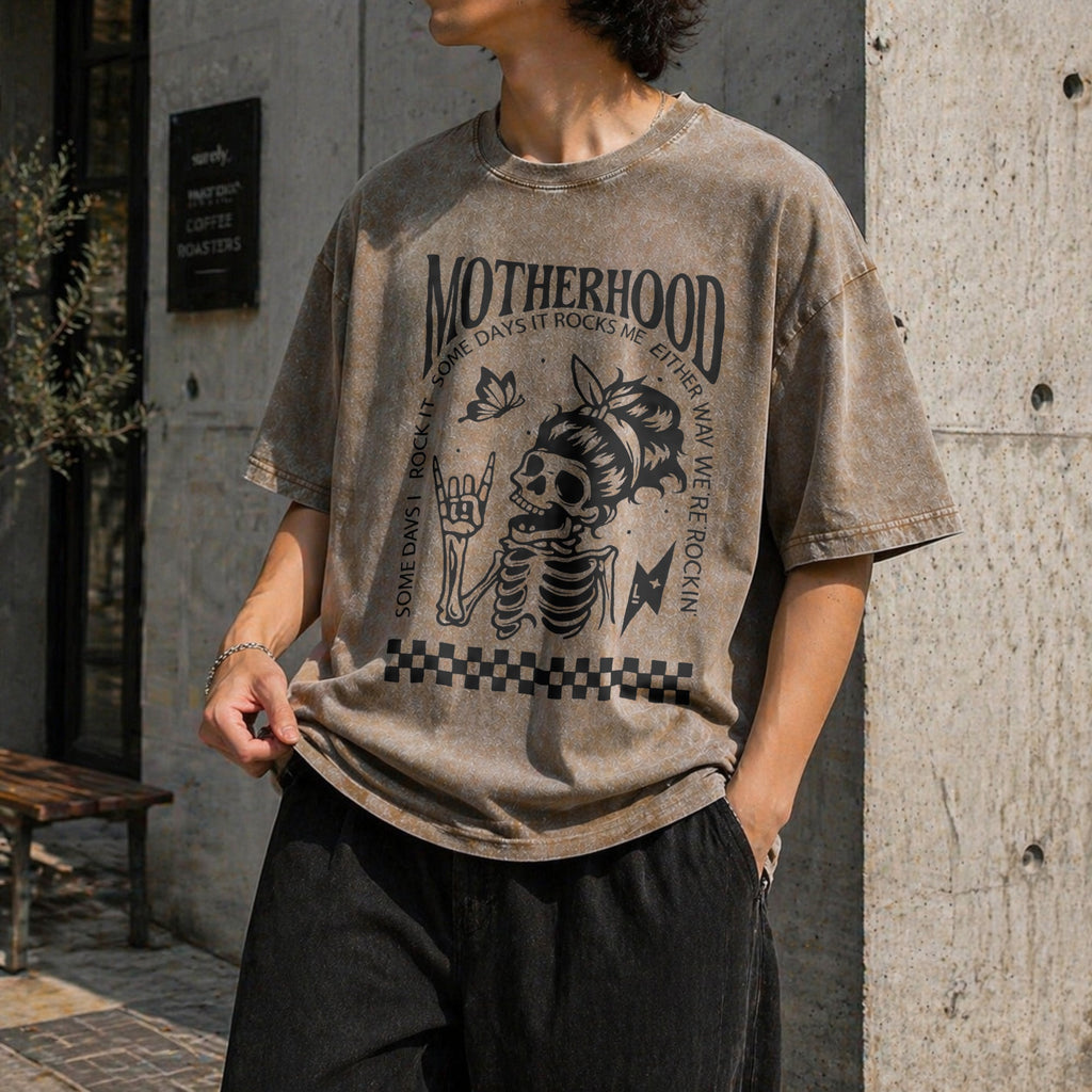 Motherhood: Sometimes I Rock It Vintage Washed T-Shirt product image 10