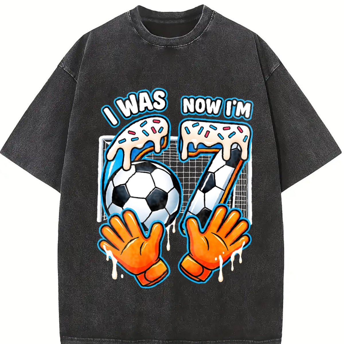 Global Soccer Fan Vintage Washed T-Shirt product image 2