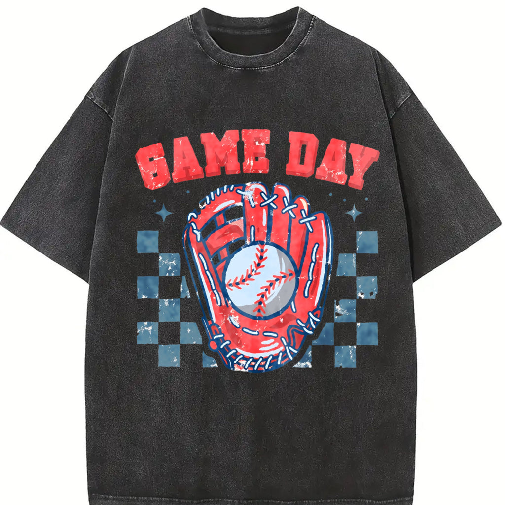 Charm For Game Day Vintage Washed T-Shirt product image 2