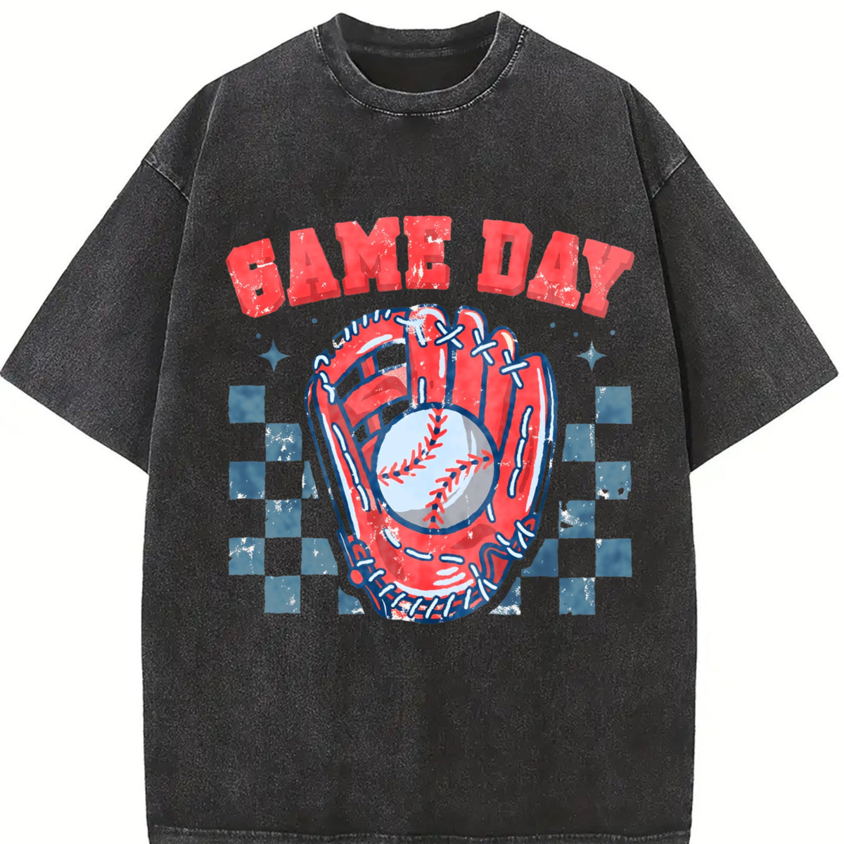 Charm For Game Day Vintage Washed T-Shirt product image 2