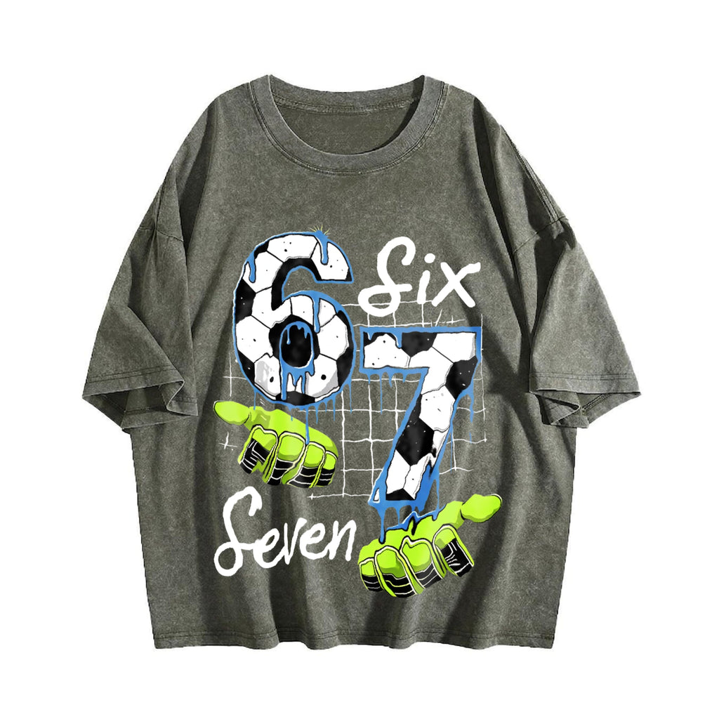 Global Soccer Fan Vintage Washed T-Shirt product image 4
