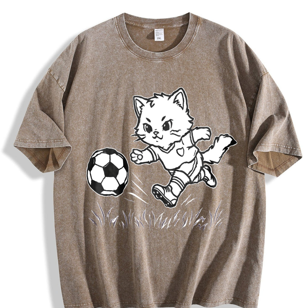 Global Soccer Fan Vintage Washed T-Shirt product image 3