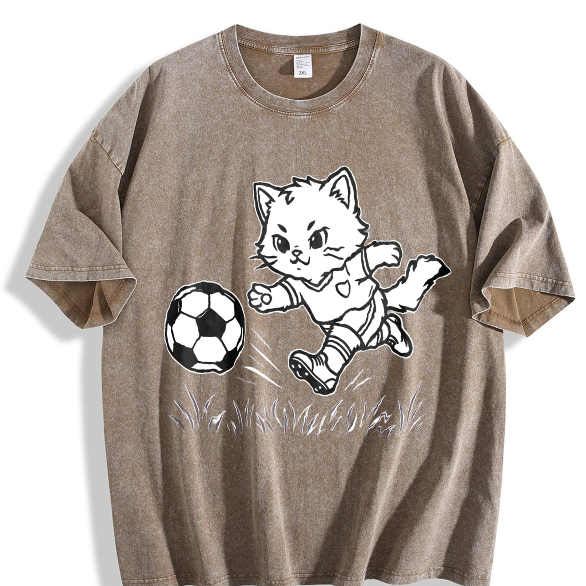 Global Soccer Fan Vintage Washed T-Shirt product image 3