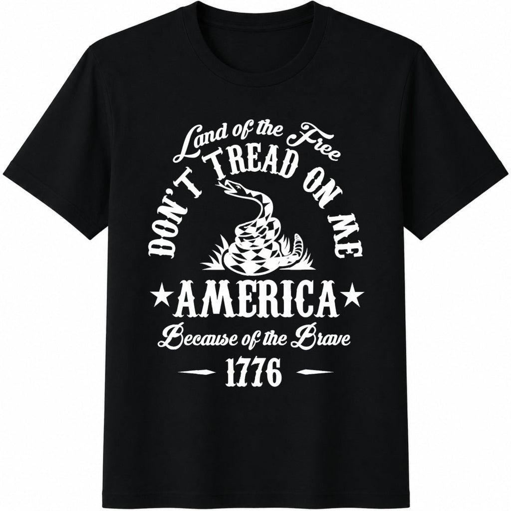America Land Of Free Cotton T-Shirt product image 1