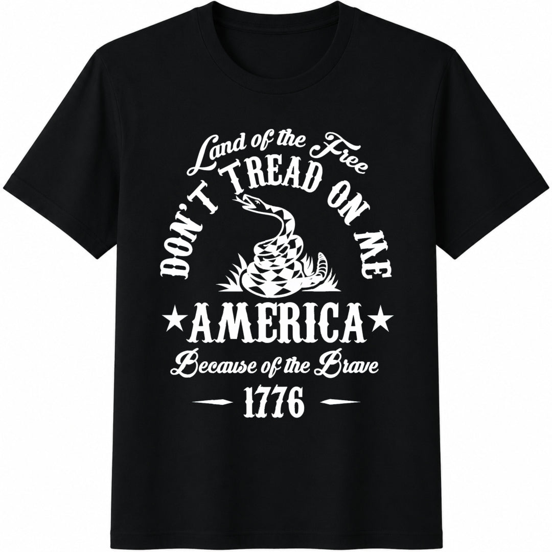 America Land Of Free Cotton T-Shirt product image 1