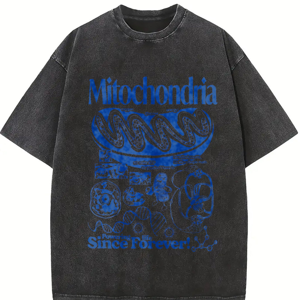 Mitochondria Science Vintage Washed T-Shirt product image 2