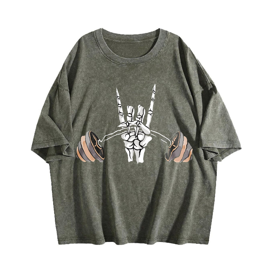 Gym Motivation Vintage Washed T-Shirt product image 4