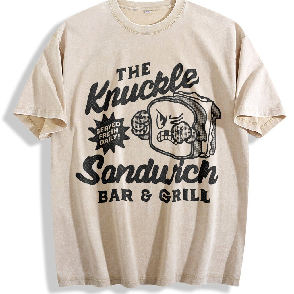 Funny The Knuckle Sandwich Bar And Grill Sarcastic Vintage product image 1
