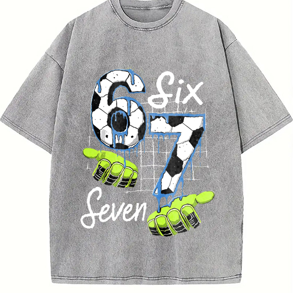 Global Soccer Fan Vintage Washed T-Shirt product image 5