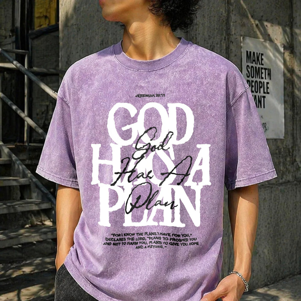 Christian - God Has A Plan Jeremiah 29:11 Vintage Washed product image 13