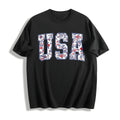 Floral USA Cotton T-Shirt product image 1