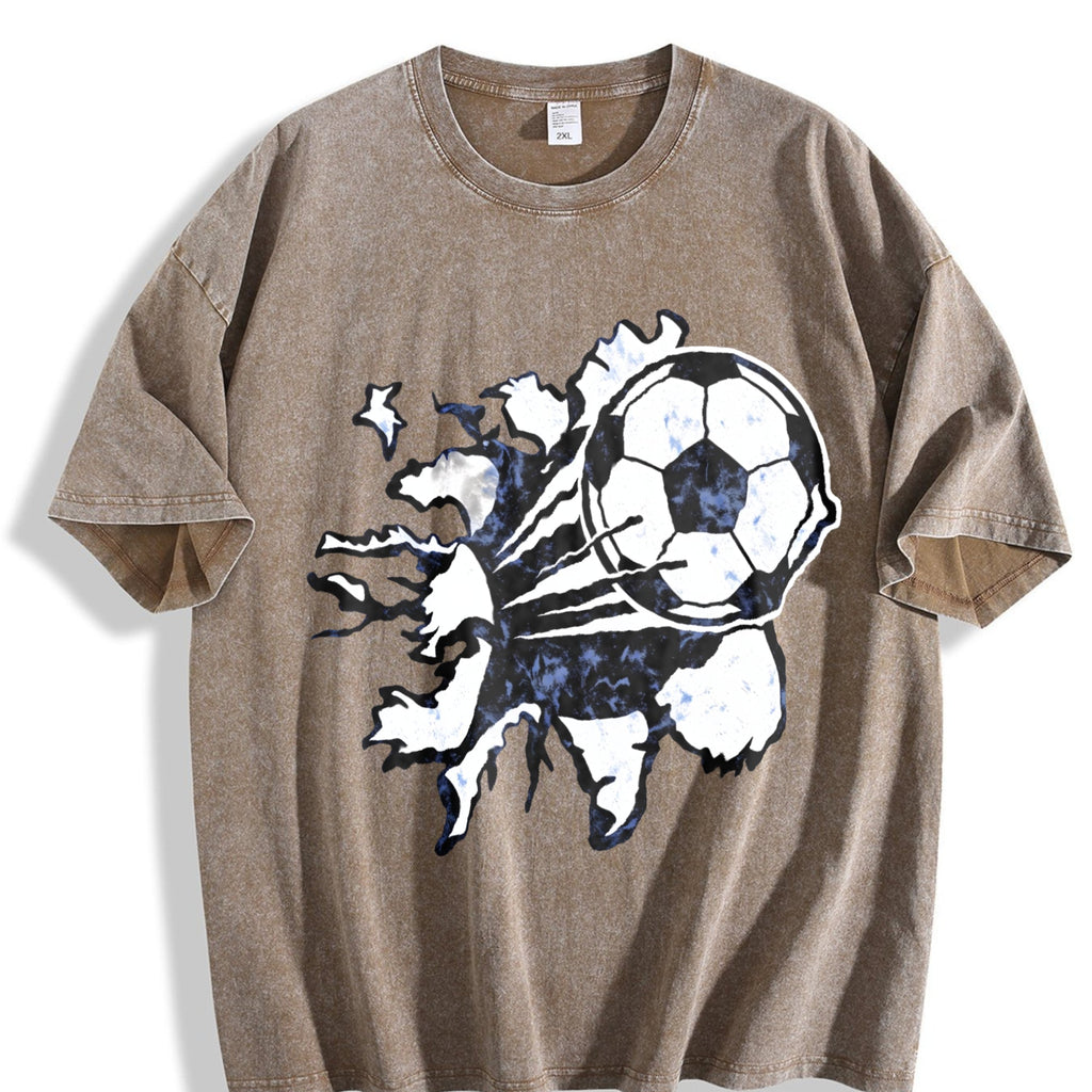 Global Soccer Fan Vintage Washed T-Shirt product image 3