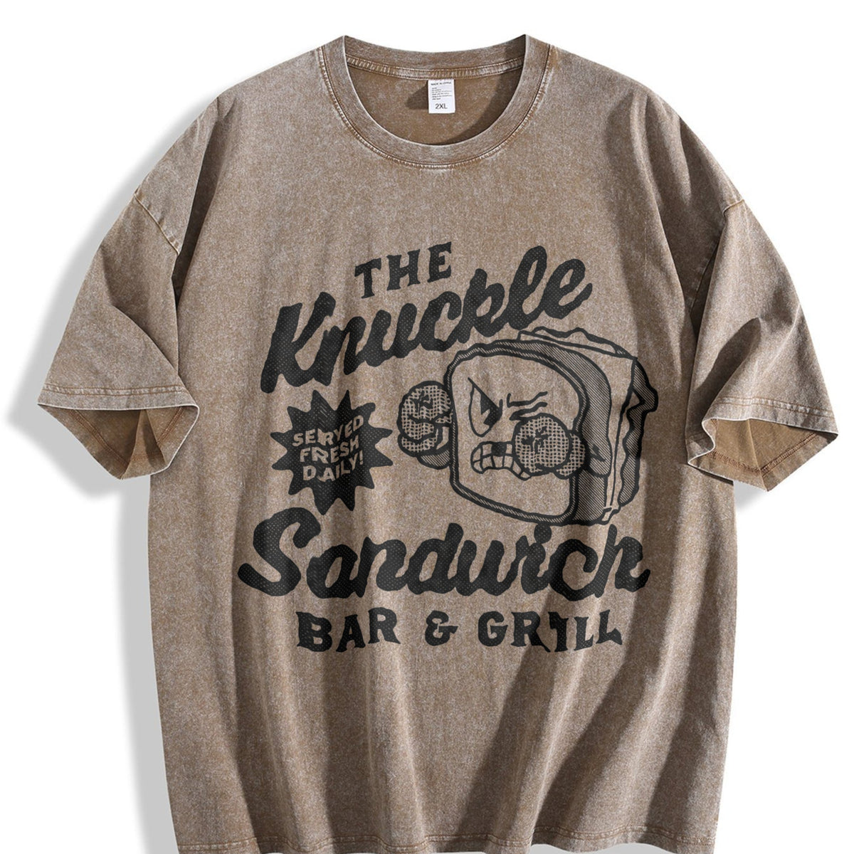 Funny The Knuckle Sandwich Bar And Grill Sarcastic Vintage product image 3