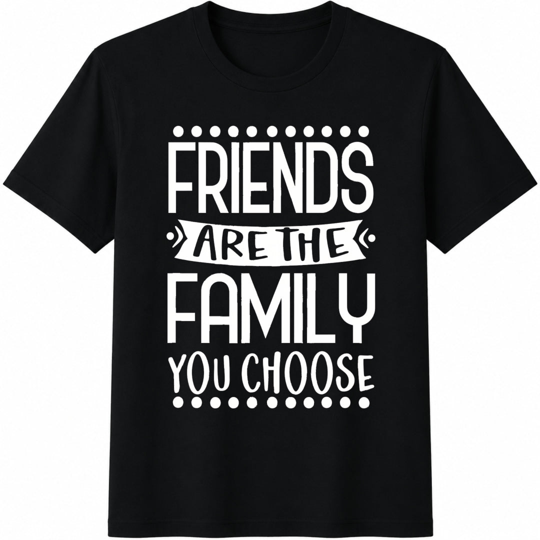 Friends Are The Family Cotton T-Shirt product image 1