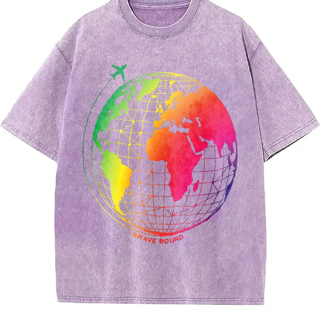Global Soccer Fan Vintage Washed T-Shirt product image 6